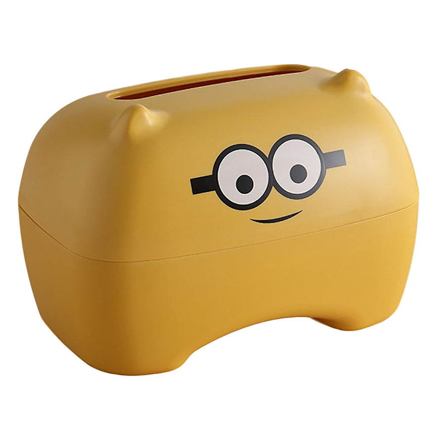 Cartoon Paper Towel Box Multifunction Toilet Tissue Box Plastic Thickened Innovative Tissue Storage Box for Bathroom