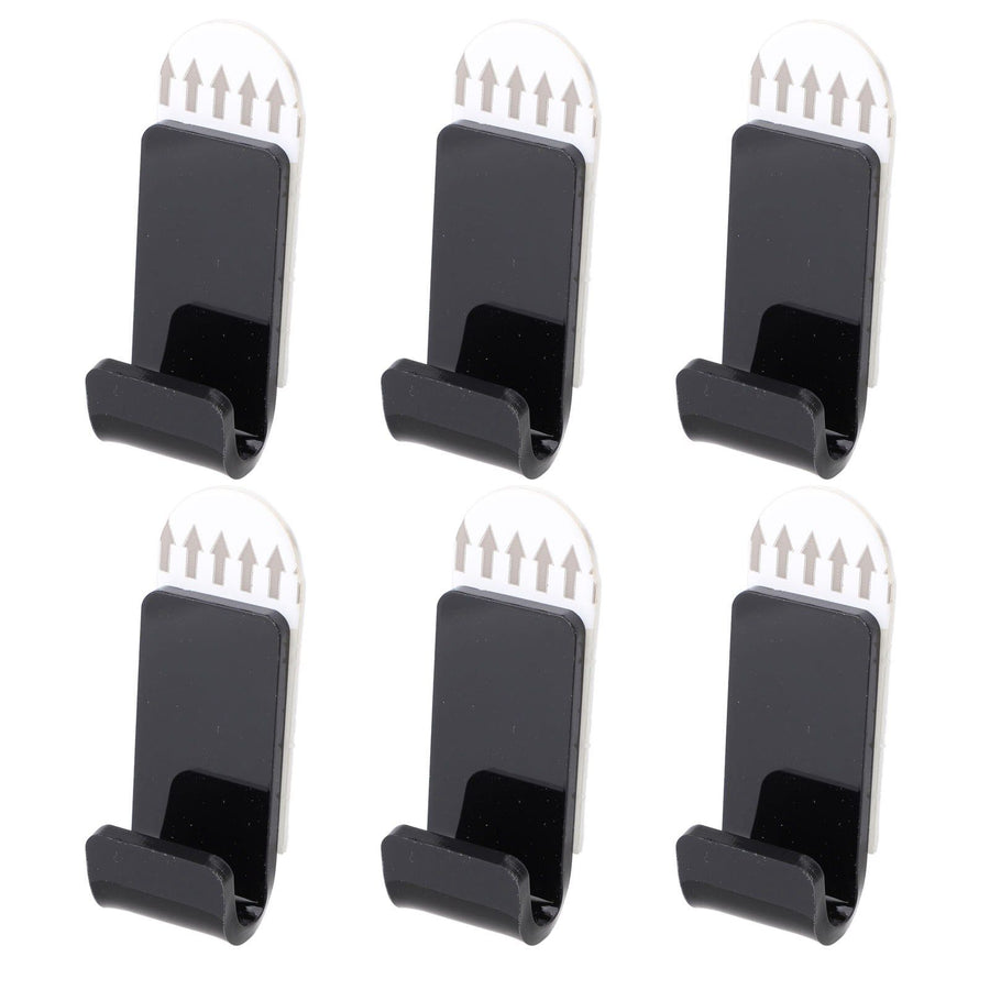30 Set Vinyl Record Wall Mount Acrylic Punch Free Floating Record Wall Shelf for Book Magazines Black