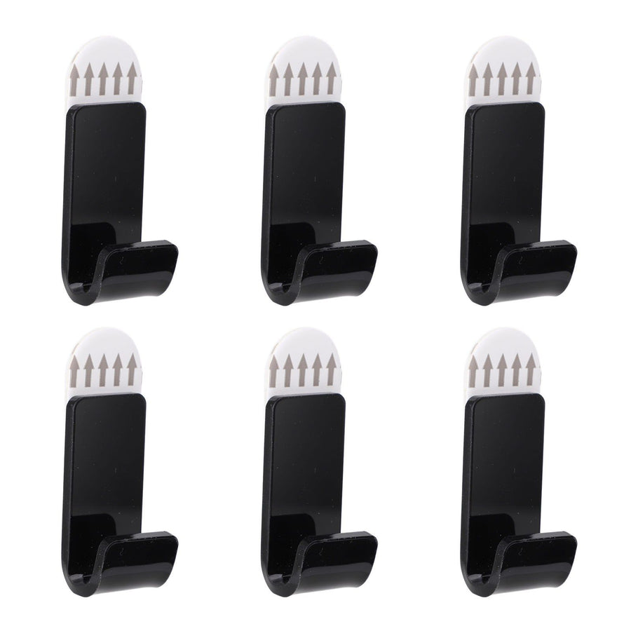 30 Set Vinyl Record Wall Mount Acrylic Punch Free Floating Record Wall Shelf for Book Magazines Black