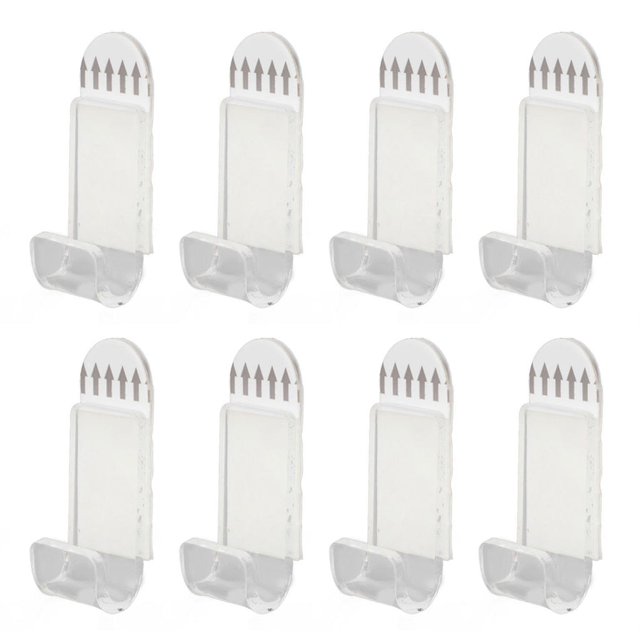 30 Set Vinyl Record Wall Mount Acrylic Punch Free Floating Record Wall Shelf for Book Magazines Transparent