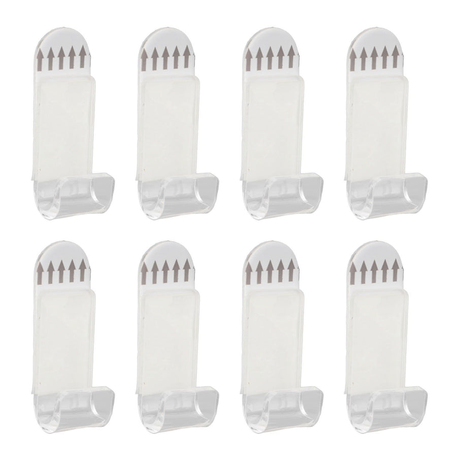 30 Set Vinyl Record Wall Mount Acrylic Punch Free Floating Record Wall Shelf for Book Magazines Transparent