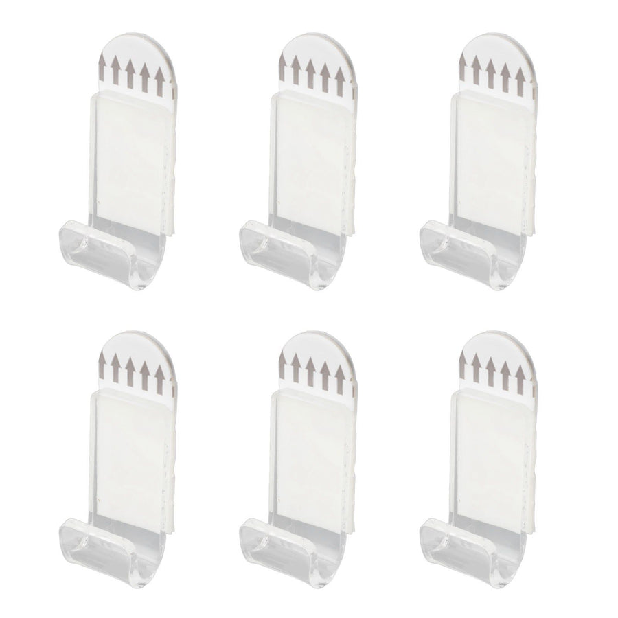30 Set Vinyl Record Wall Mount Acrylic Punch Free Floating Record Wall Shelf for Book Magazines Transparent