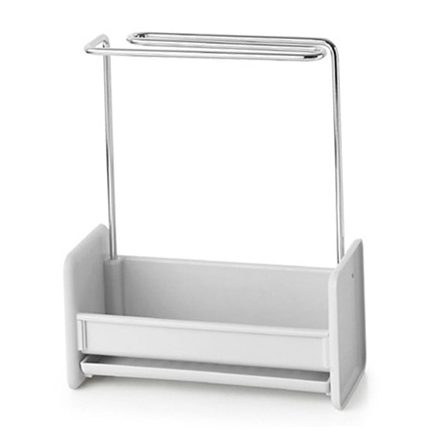 Kitchen Sink Sponge Holder Multipurpose Kitchen Rag Stand Sponge Holder with Dishcloth Drying Rack for Kitchen Countertop