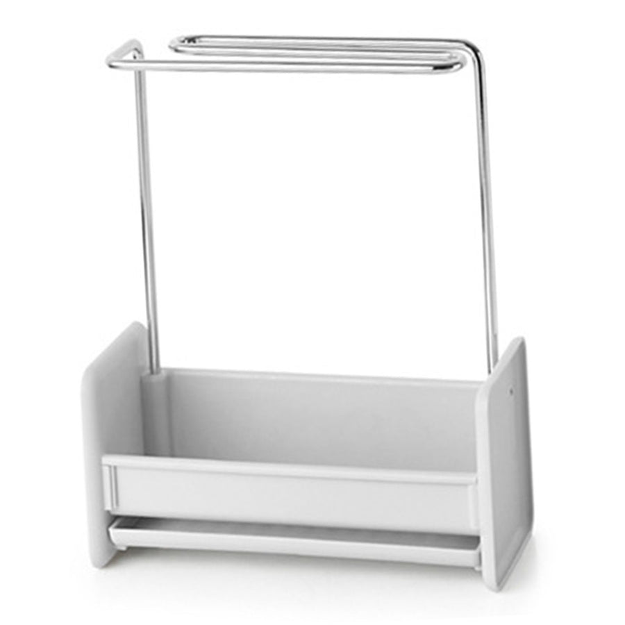 Kitchen Sink Sponge Holder Multipurpose Kitchen Rag Stand Sponge Holder with Dishcloth Drying Rack for Kitchen Countertop