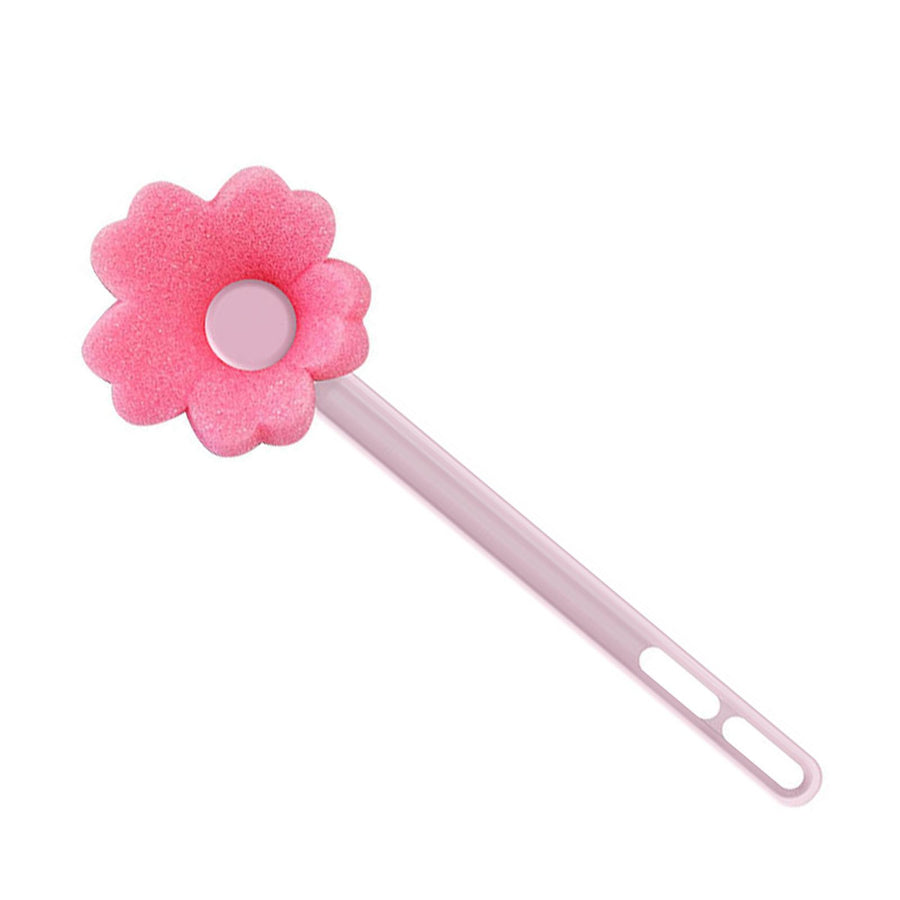 Bottle Brush Cleaner Flexible Sponge Head Long Handle High Efficiency Baby Feeding Bottle Cleaning Brush
