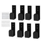 8Pcs Computer Keyboard Holder Acrylic Space Saving Flexible Keyboard Storage Rack