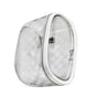 Desktop Trash Can Plastic Press Desktop Trash Can Car Bedroom Transparent Desktop Garbage Can Transparent White