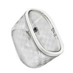 Desktop Trash Can Plastic Press Desktop Trash Can Car Bedroom Transparent Desktop Garbage Can Transparent White