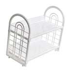 Simple Double Layer Desktop Storage Rack Desk Mini Bookshelf Storage Shelf for Dormitory Office
