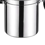 Stainless Steel Canister Airtight Kitchen Food Storage Keeping Home Coffee Milk Powder Tea Sealed Jar 10x16cm