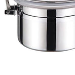 Airtight Canister Stainless Steel Kitchen Food Storage Container for Coffee Bean Tea Flour Cereal Sugar 850ml 7.5cm/3.0in