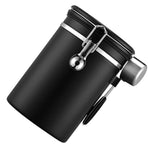 304 Stainless Steel Coffee Bean Canister Rust Resistance Kitchen Food Storage Container for Grounds Coffee Beans Tea Candy 1.8L