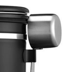 304 Stainless Steel Coffee Bean Canister Rust Resistance Kitchen Food Storage Container for Grounds Coffee Beans Tea Candy 1.8L