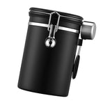 304 Stainless Steel Coffee Bean Canister Rust Resistance Kitchen Food Storage Container for Grounds Coffee Beans Tea Candy 1.8L