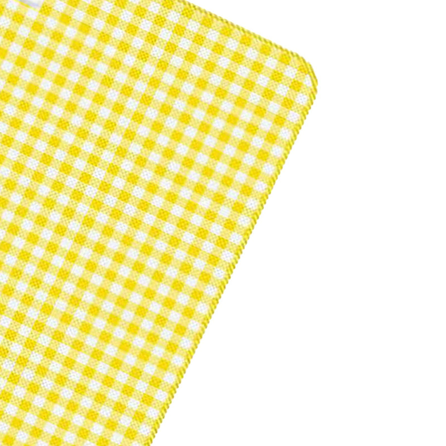 Outdoor Picnic Blanket Thick Non Woven Foldable Beach Mat for Spring Summer Camping Yellow Grid 150x200cm