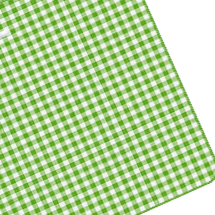 Outdoor Picnic Blanket Thick Non Woven Foldable Beach Mat for Spring Summer Camping Green Grid 100x150cm