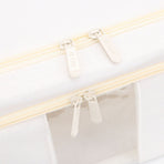 Fabric Storage Bins Multipurpose Large Capacity Foldable Thickened Cotton Linen Steel Frame Clothes Storage Bins Fabric Closet Boxes 24L 40x30x20cm / 15.7x11.8x7.9in