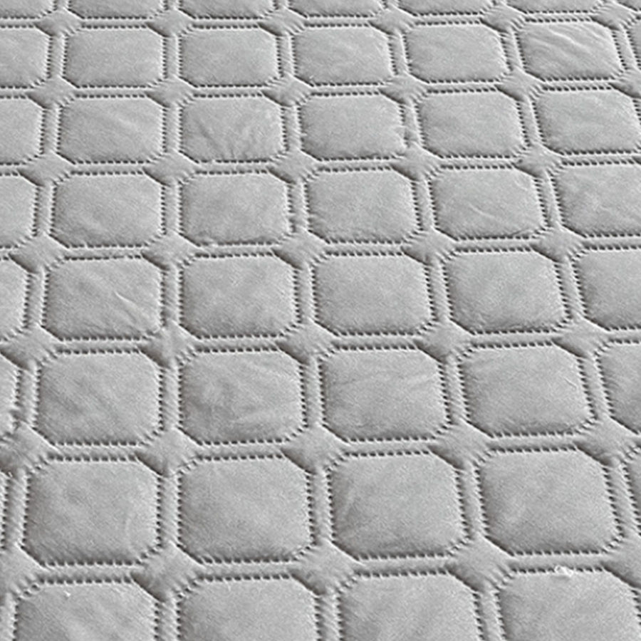 Mattress Protector Square Plaid Pattern Water Resistant Dust Proof Anti Urine Penetration Mattress Cover for Home Hotel 90x200cm / 35.4x78.7in