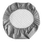 Mattress Protector Square Plaid Pattern Water Resistant Dust Proof Anti Urine Penetration Mattress Cover for Home Hotel 90x200cm / 35.4x78.7in