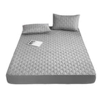 Mattress Protector Square Plaid Pattern Water Resistant Dust Proof Anti Urine Penetration Mattress Cover for Home Hotel 90x200cm / 35.4x78.7in