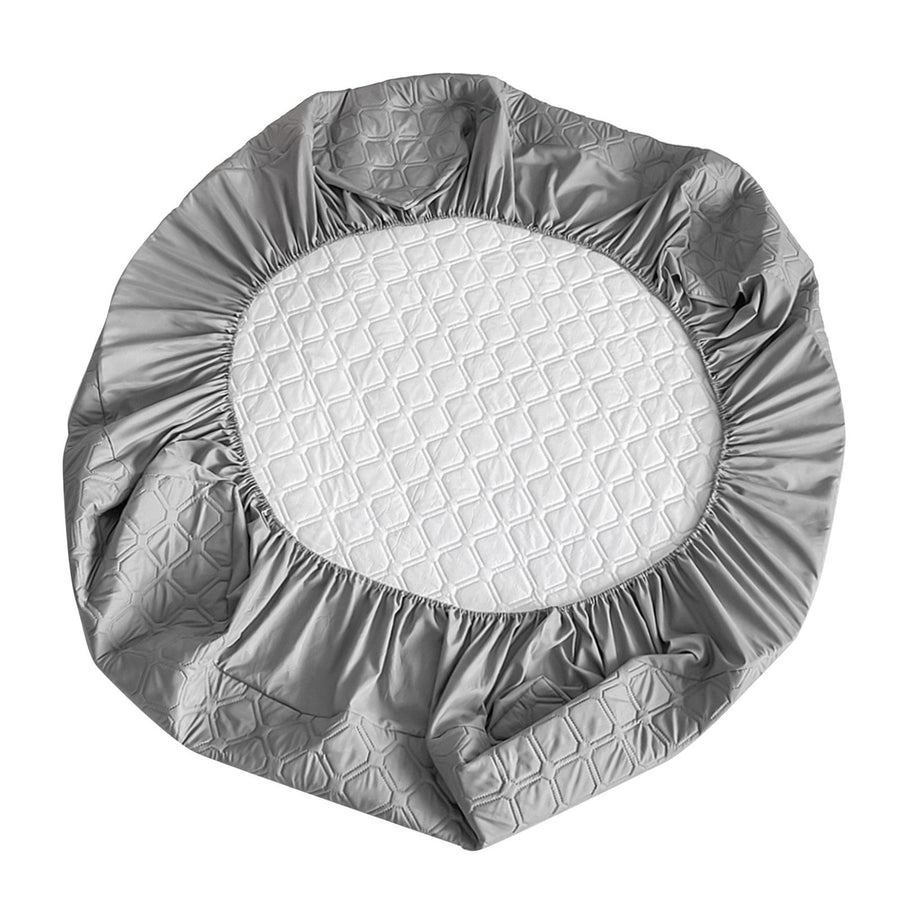 Mattress Protector Square Plaid Pattern Water Resistant Dust Proof Anti Urine Penetration Mattress Cover for Home Hotel 150x200cm / 59.1x78.7in