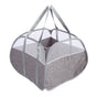 Foldable Laundry Hamper with Handles 90L Large Capacity Thickened Oxford Cloth Foldable Clothes Basket for Snacks Toys Sundries Grey