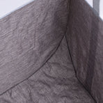Foldable Laundry Hamper with Handles 90L Large Capacity Thickened Oxford Cloth Foldable Clothes Basket for Snacks Toys Sundries Grey