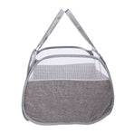 Foldable Laundry Hamper with Handles 90L Large Capacity Thickened Oxford Cloth Foldable Clothes Basket for Snacks Toys Sundries Grey