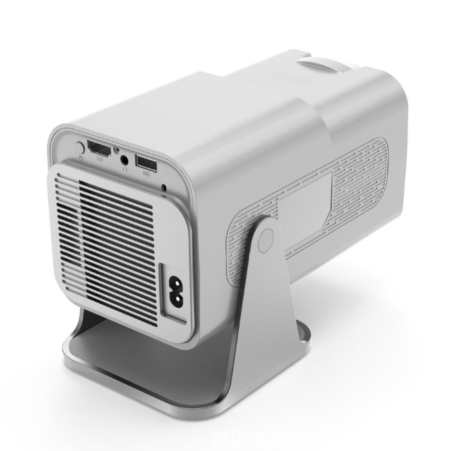 Projector HD for Home Theater Office 360 Degree Rotatable PTZ Portable Mini HY320 AU Plug 110‑220V White