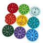 9Pcs Math Facts Fidget Educational Learning Rotary Toy Whirligig for Kids Chat Game Addition