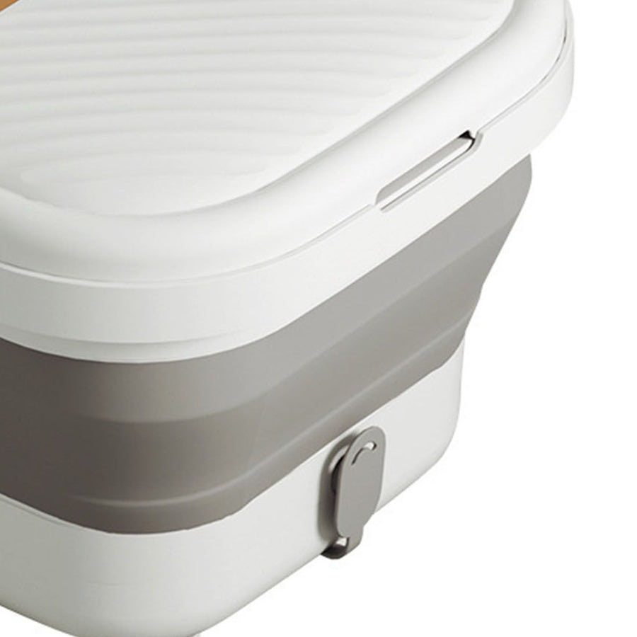 Foot Spa Bath Massager with Heat PP TPE Foldable Electric Foot Soaking Tub with Massage Roller for Relaxation