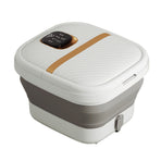 Foot Spa Bath Massager with Heat PP TPE Foldable Electric Foot Soaking Tub with Massage Roller for Relaxation