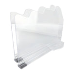 2Pcs Shelf Dividers for Closet Organization Plastic Clear Shelf Cabinet Separator Organizer for Wooden Shelves Bedroom Kitchen Office