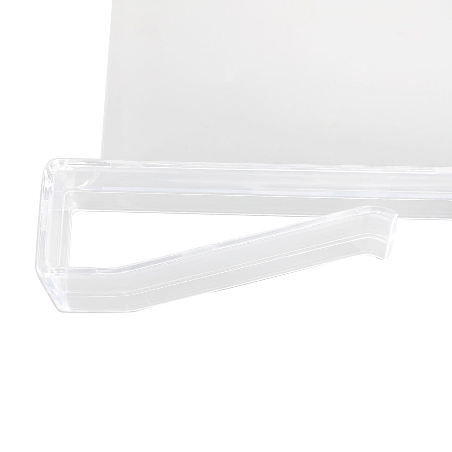 2Pcs Shelf Dividers for Closet Organization Plastic Clear Shelf Cabinet Separator Organizer for Wooden Shelves Bedroom Kitchen Office