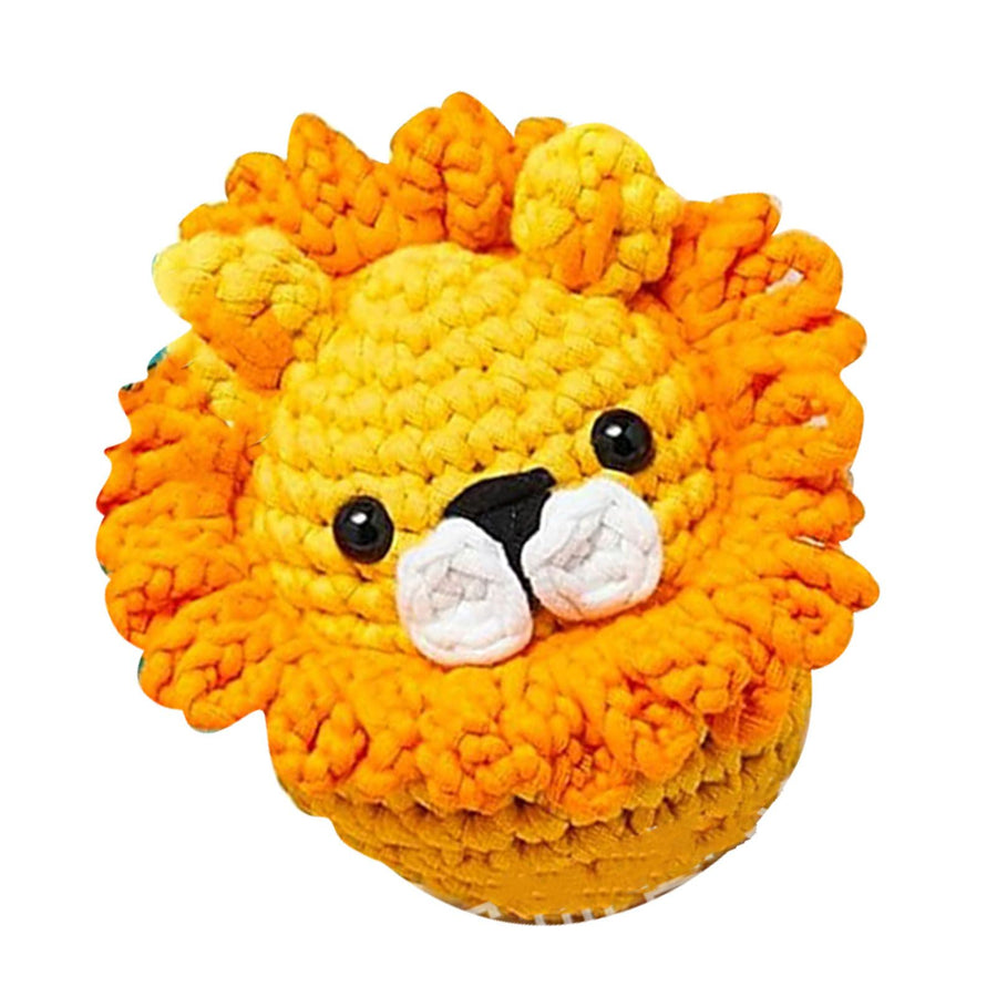Beginner Crochet Kit with Video Tutorials Interesting Crochet Starter Kit for Leisure Entertainment Lion