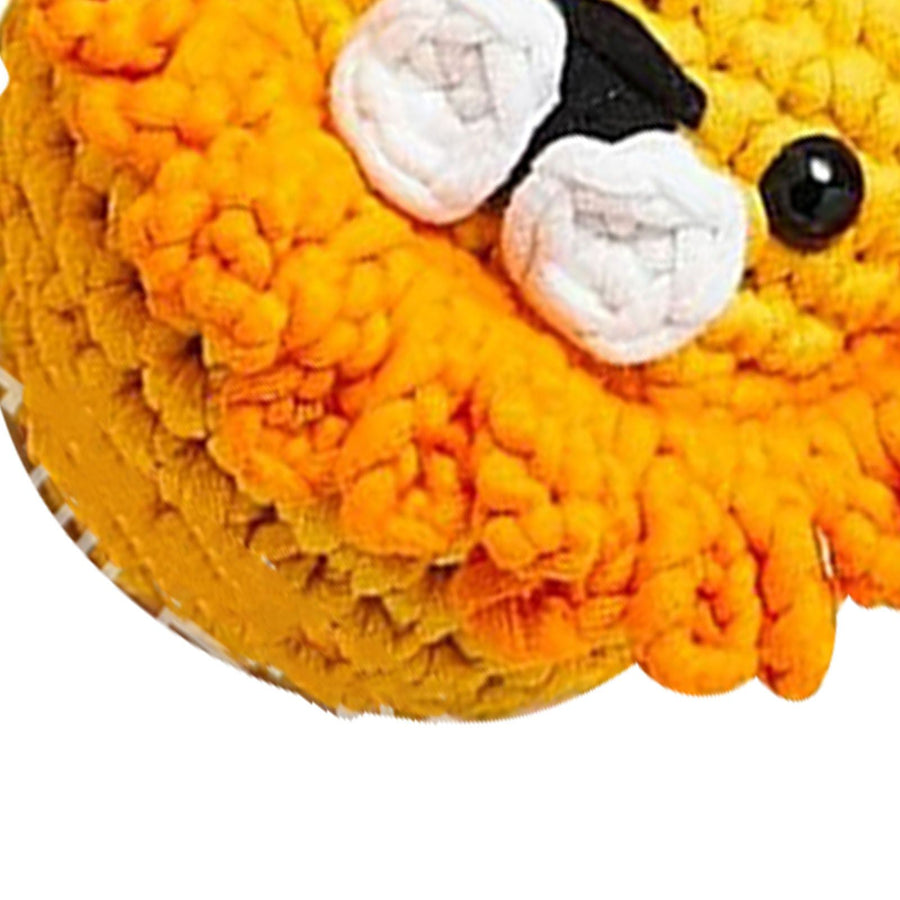 Beginner Crochet Kit with Video Tutorials Interesting Crochet Starter Kit for Leisure Entertainment Lion