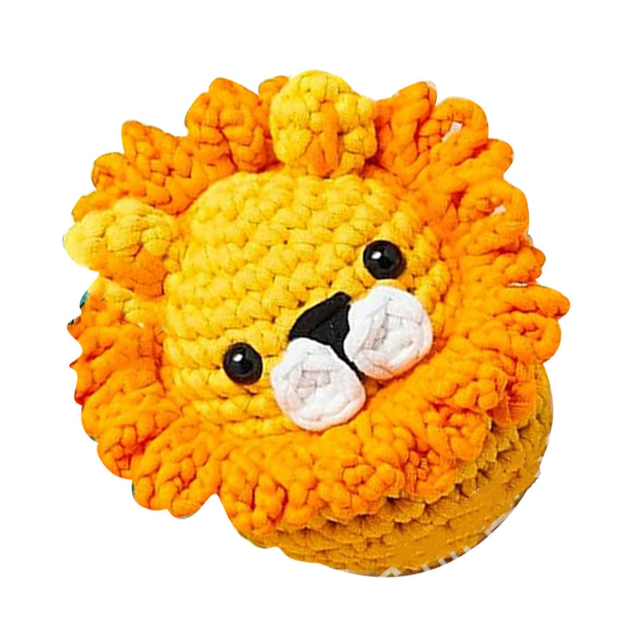 Beginner Crochet Kit with Video Tutorials Interesting Crochet Starter Kit for Leisure Entertainment Lion