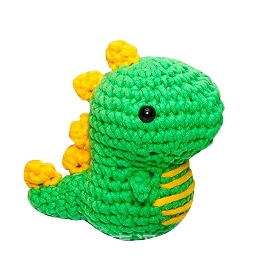 Beginner Crochet Kit with Video Tutorials Interesting Crochet Starter Kit for Leisure Entertainment Dinosaur
