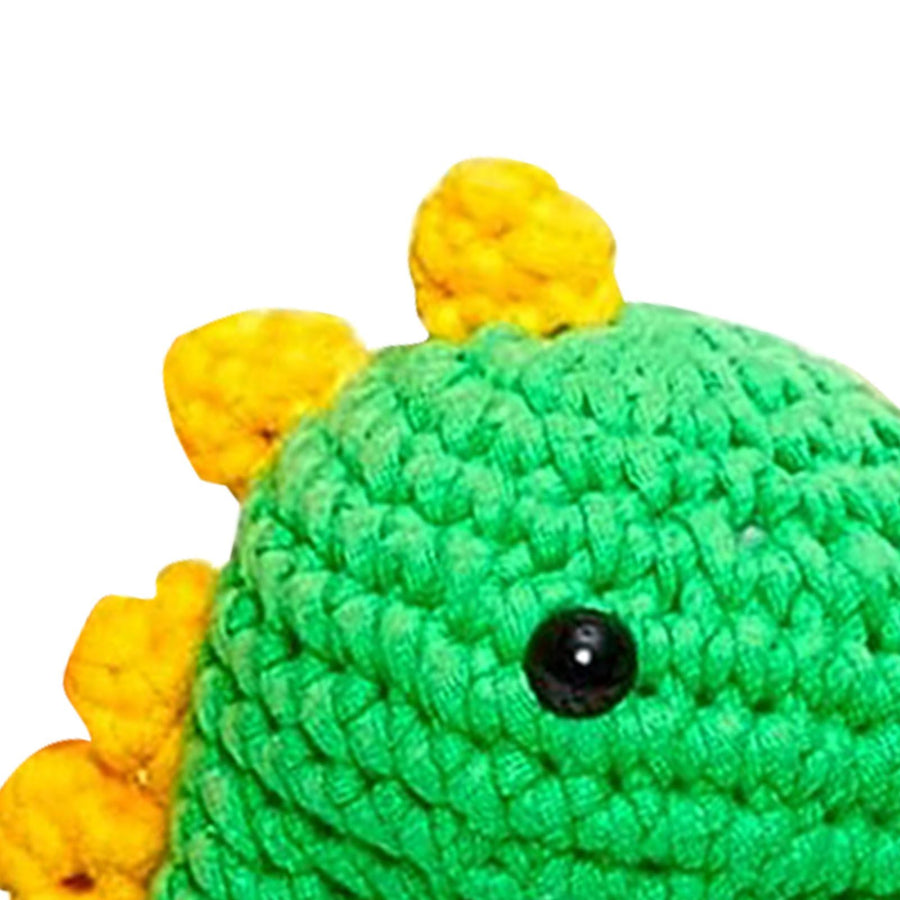 Beginner Crochet Kit with Video Tutorials Interesting Crochet Starter Kit for Leisure Entertainment Dinosaur