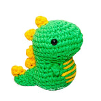 Beginner Crochet Kit with Video Tutorials Interesting Crochet Starter Kit for Leisure Entertainment Dinosaur