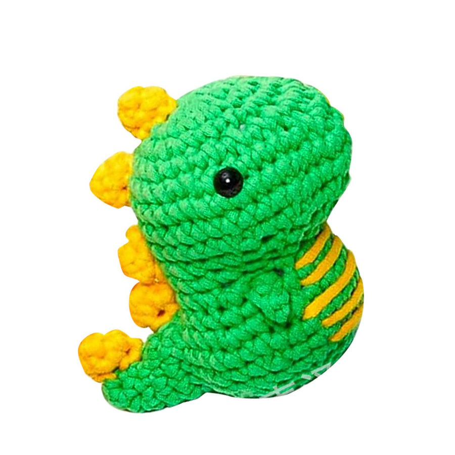 Beginner Crochet Kit with Video Tutorials Interesting Crochet Starter Kit for Leisure Entertainment Dinosaur