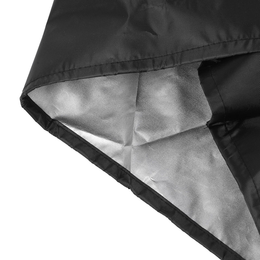 Pool Heater Cover Silver Coated 420D Oxford Water Dust Proof Winter Swimming Pool Heat Pump Cover with Zip and Strap
