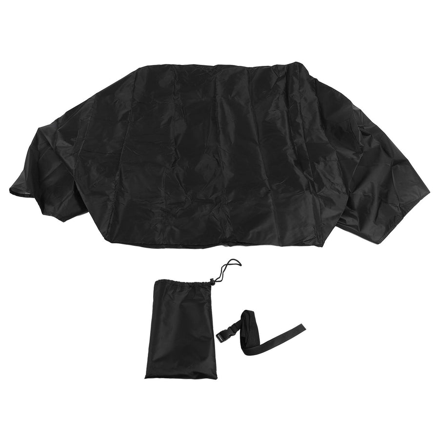 Pool Heater Cover Silver Coated 420D Oxford Water Dust Proof Winter Swimming Pool Heat Pump Cover with Zip and Strap