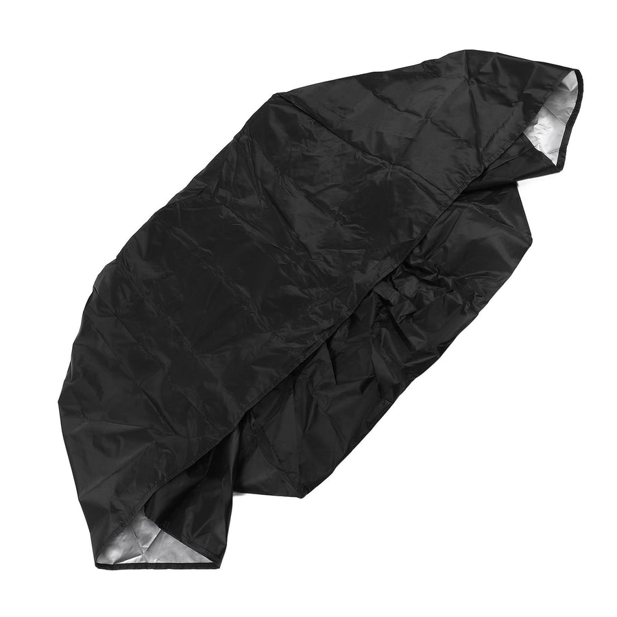 Pool Heater Cover Silver Coated 420D Oxford Water Dust Proof Winter Swimming Pool Heat Pump Cover with Zip and Strap