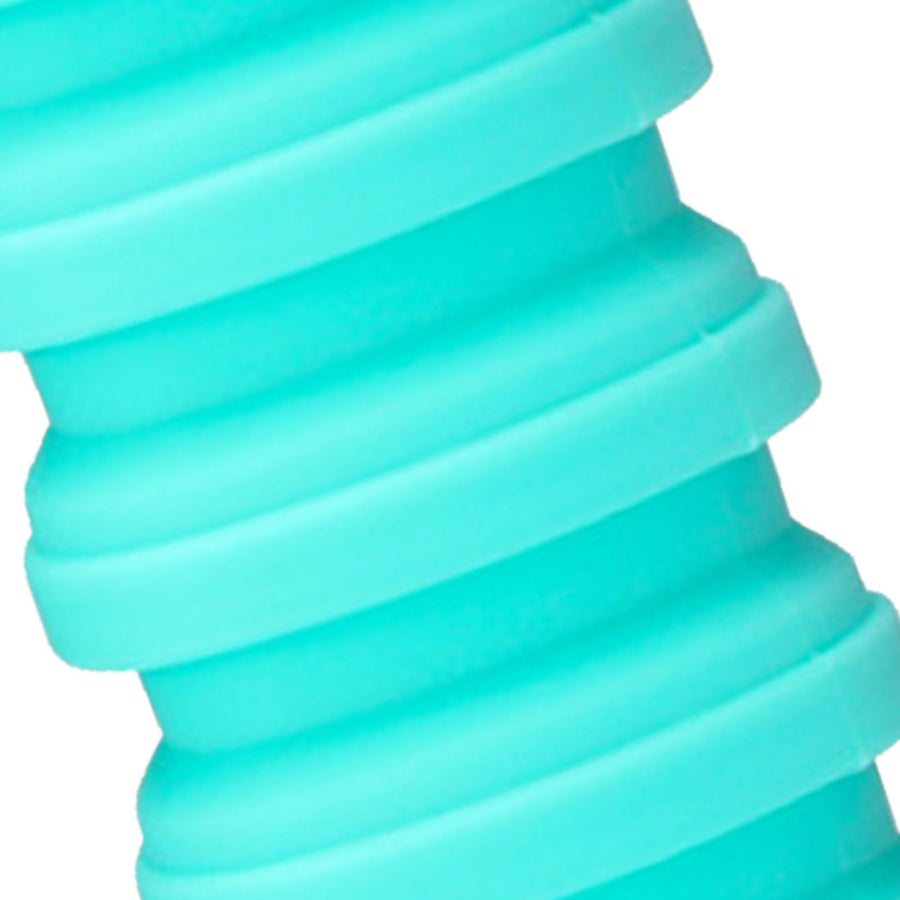 Silicone Foldable Water Bottle Portable Leakproof Reusable Travel Water Cup for Outdoor Camping Hiking Sports Blue