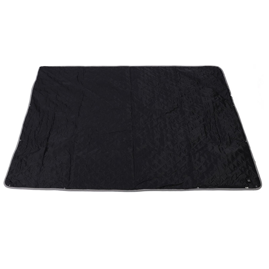 Heated Blanket Water Proof Rapid Heating Comfortable Fleece Portable Heated Mat for Camping Picnic 180x150cm/70.87x59.06in