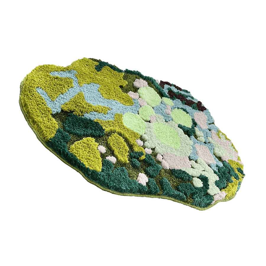 Plush Bath Mat Anti Slip Dirty Resistant Bathroom Rug Soft Bedside Floor Carpet for Bedroom Living Room