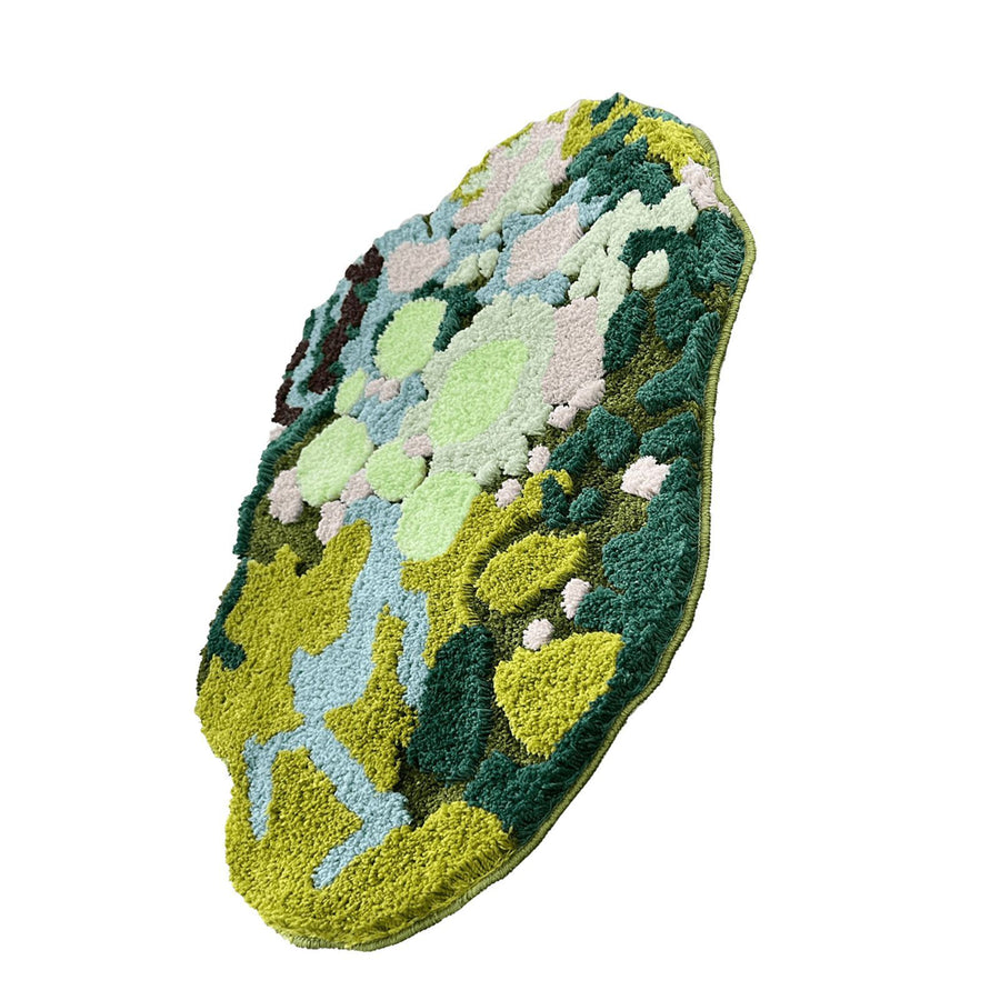 Plush Bath Mat Anti Slip Dirty Resistant Bathroom Rug Soft Bedside Floor Carpet for Bedroom Living Room