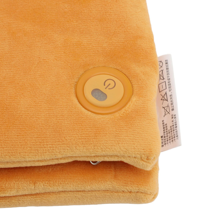 Electric Hand Warmer 3 Temperature Modes Rapid Heating Foldable Heated Hand Warmer Pouch for Cold Weather Orange