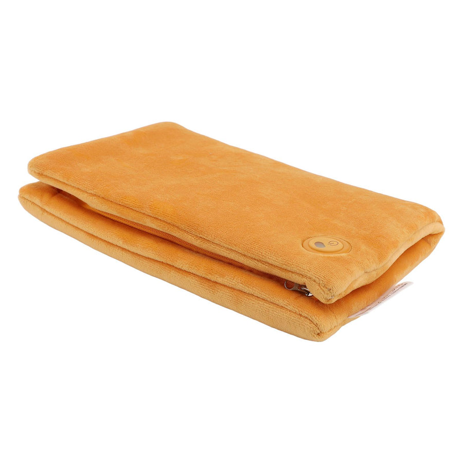 Electric Hand Warmer 3 Temperature Modes Rapid Heating Foldable Heated Hand Warmer Pouch for Cold Weather Orange